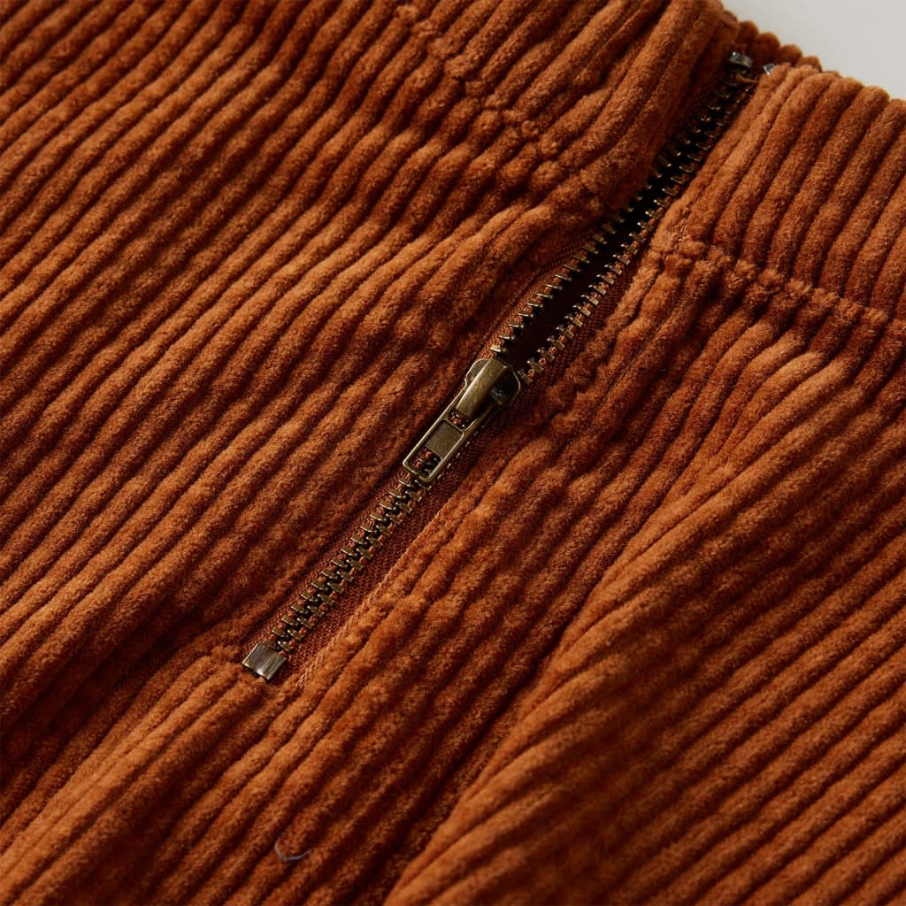 Kinderrock mit Taschen Cord Cognac 116