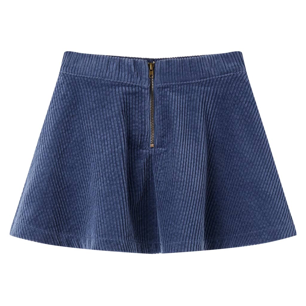 Kinderrock mit Taschen Cord Marineblau 92