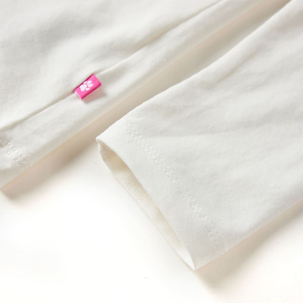 Kinder-Langarmshirt Ecru 116