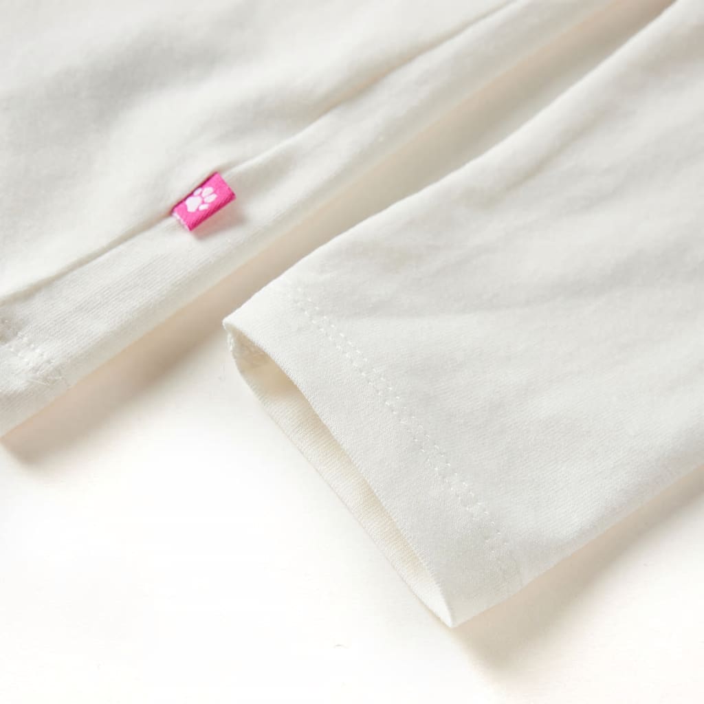 Kinder-Langarmshirt Ecru 140