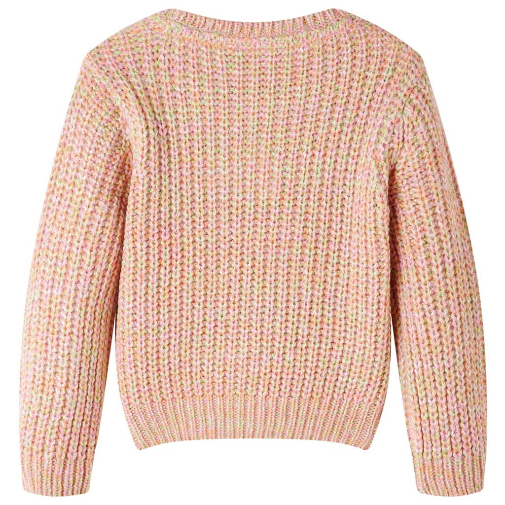 Kinderpullover Gestrickt Zartrosa 128