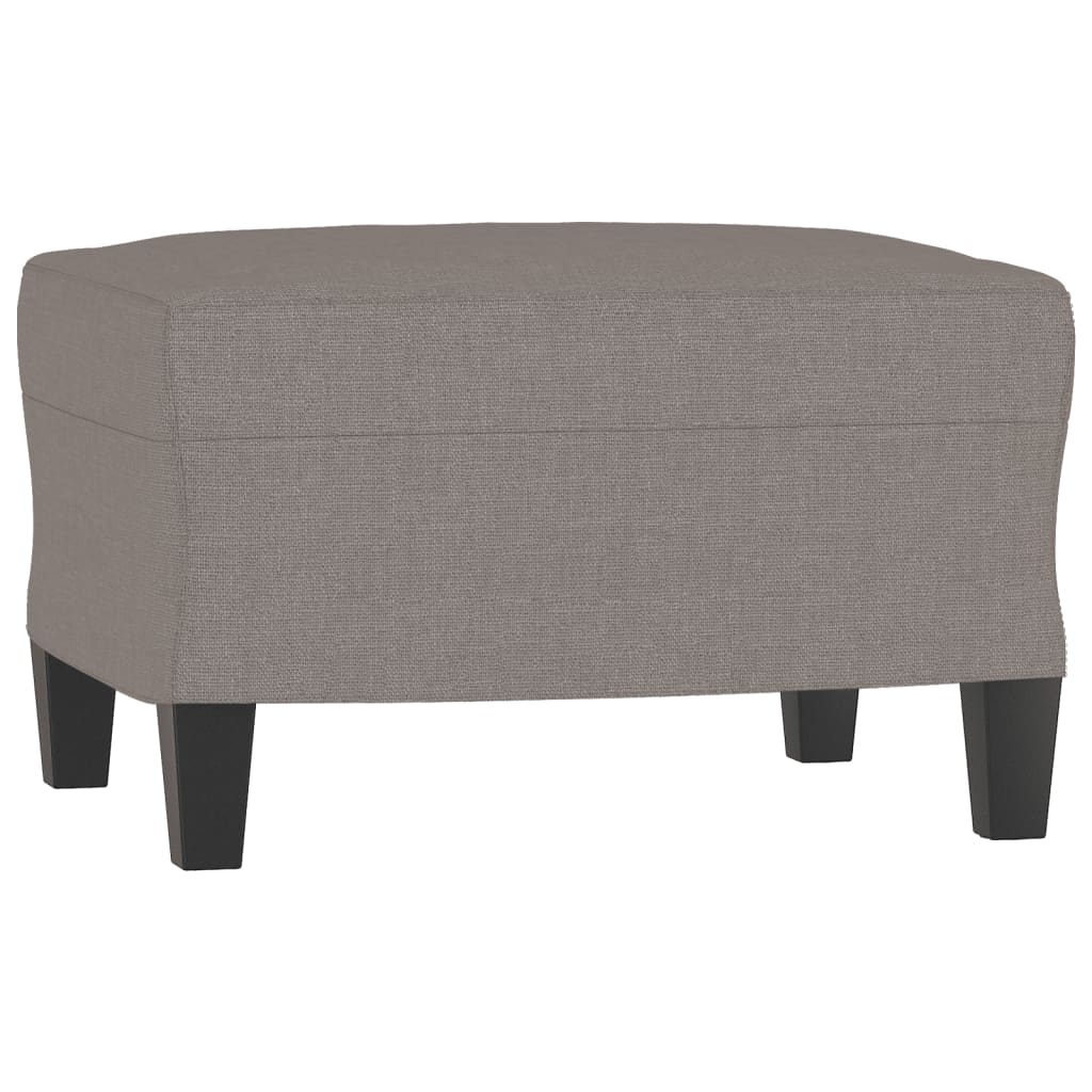3-piece sofa set with cushions in taupe fabric