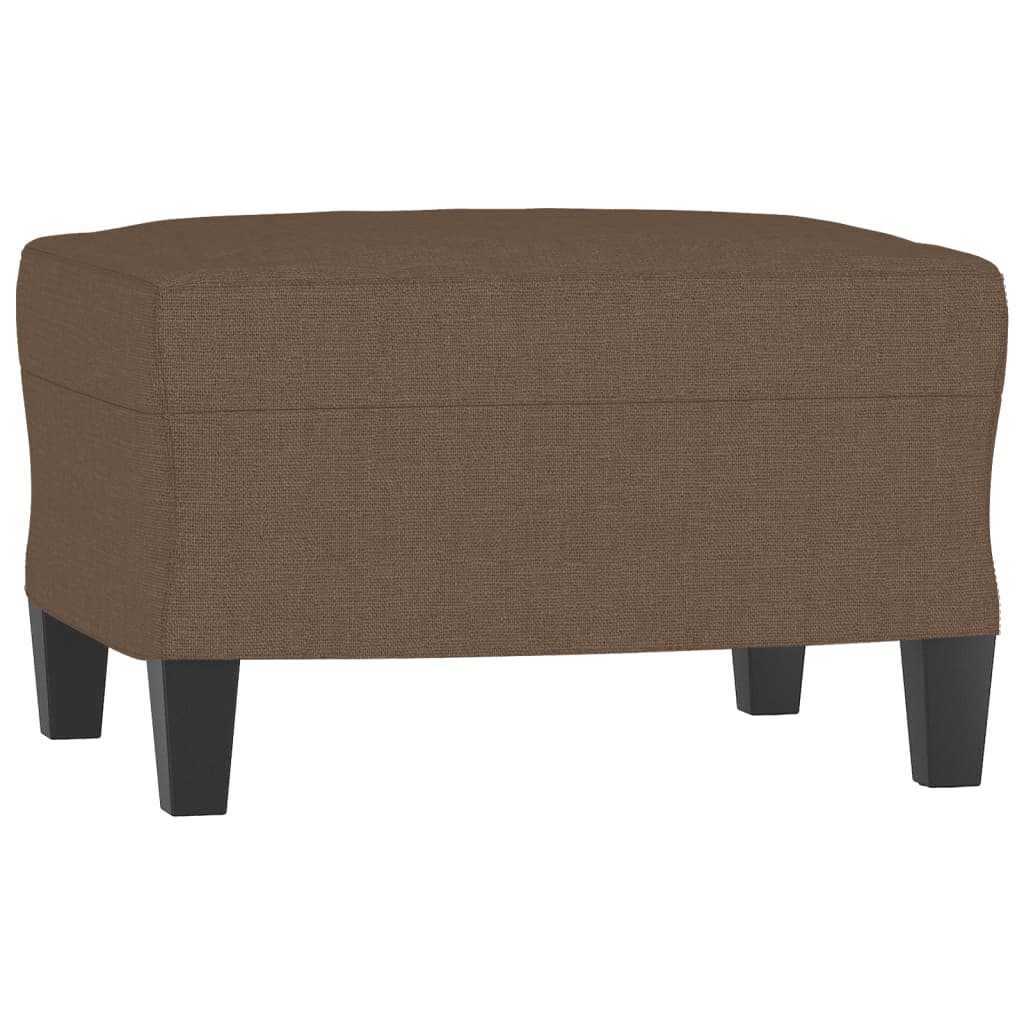 4-piece sofa set brown fabric