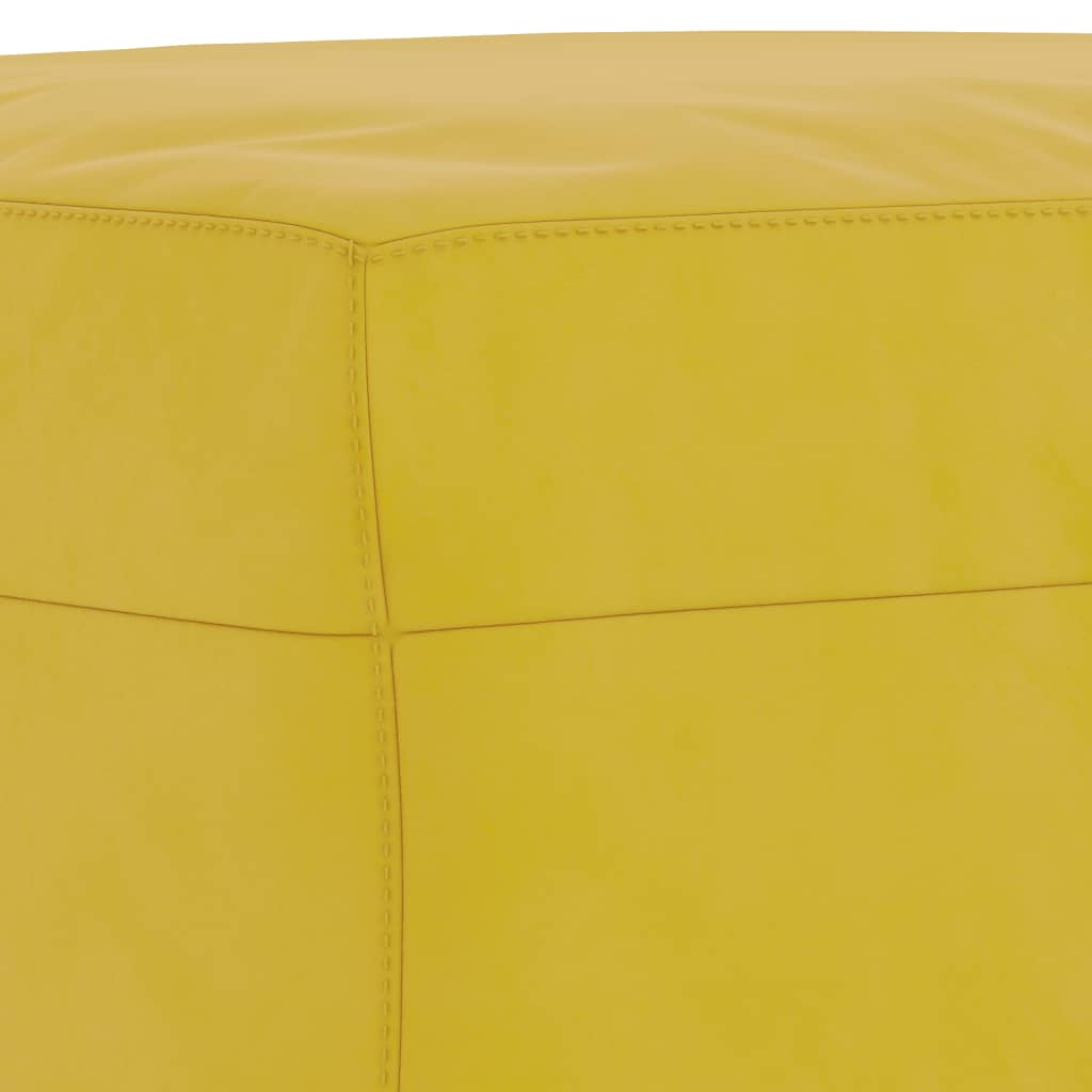 4-piece sofa set yellow velvet