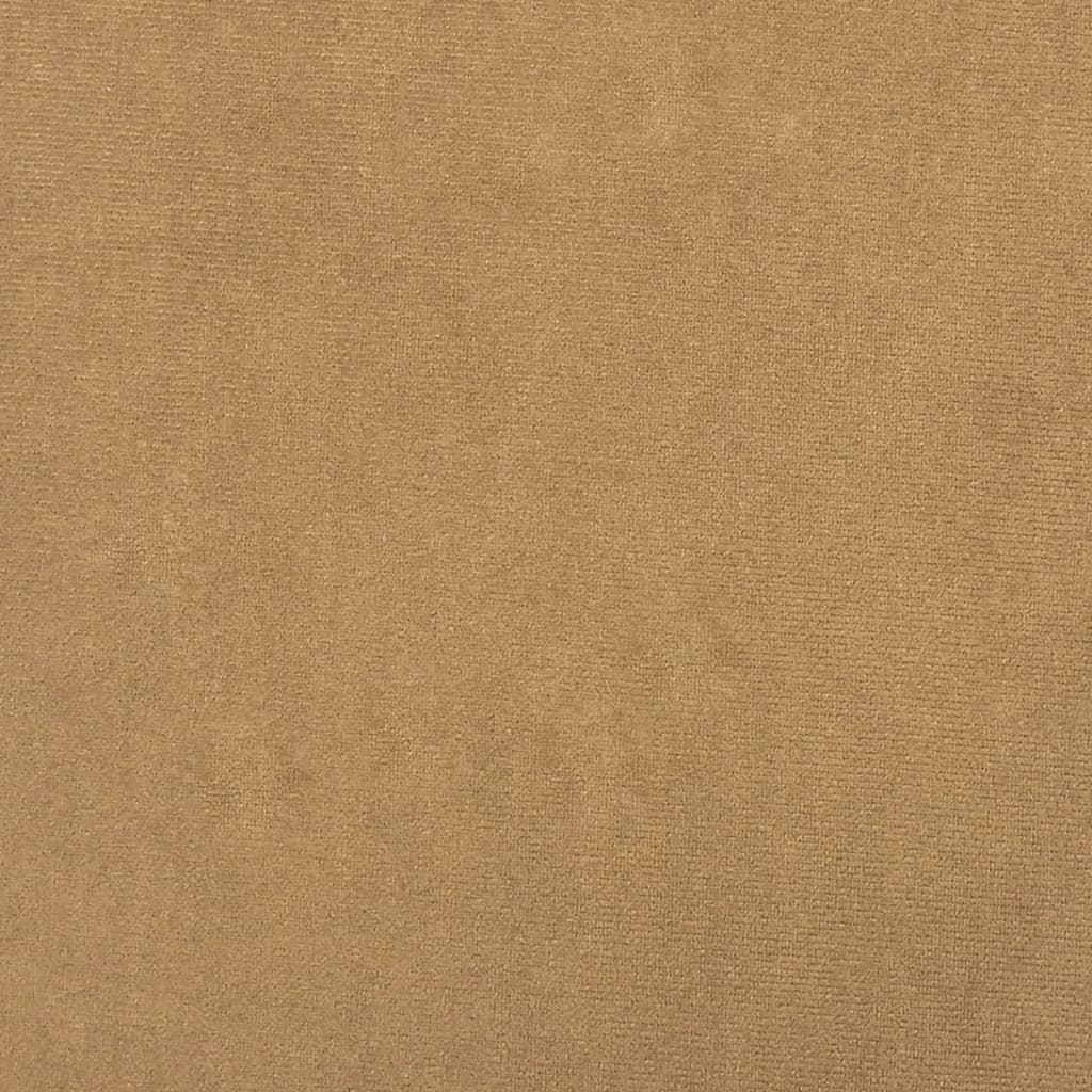 Ensemble de canapé 2 pièces en velours marron