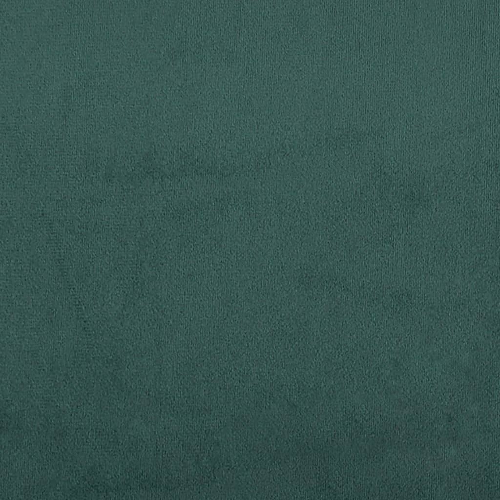 3-piece sofa set dark green velvet