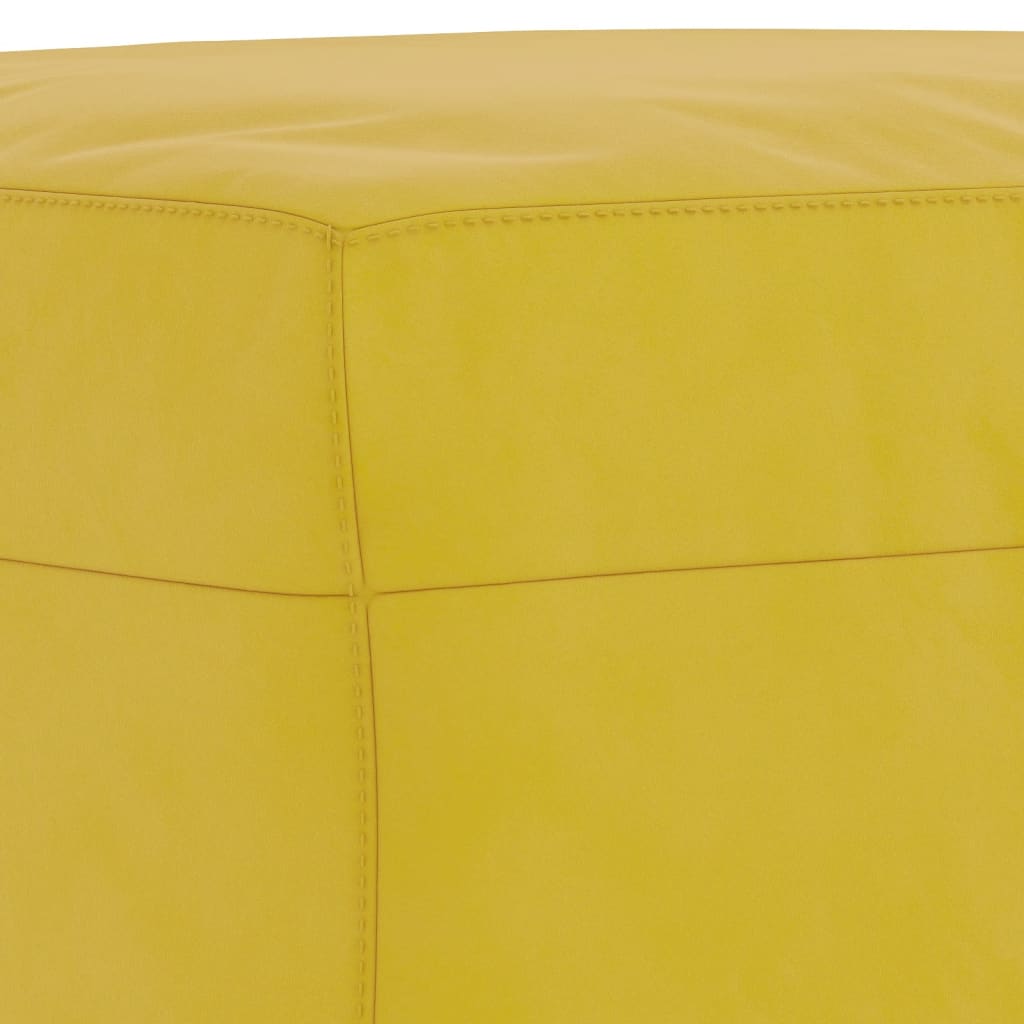 3-piece sofa set yellow velvet