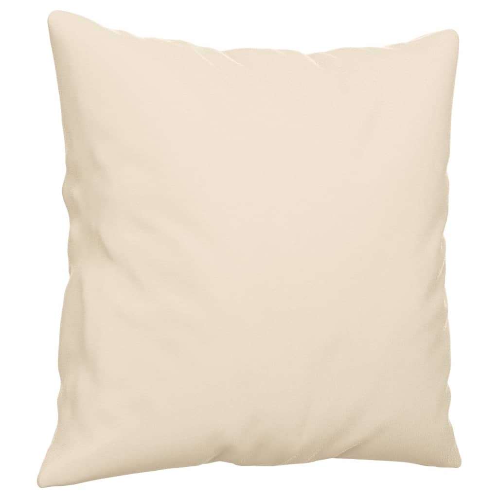 Ensemble de canapé 3 pièces avec coussins en tissu microfibre beige