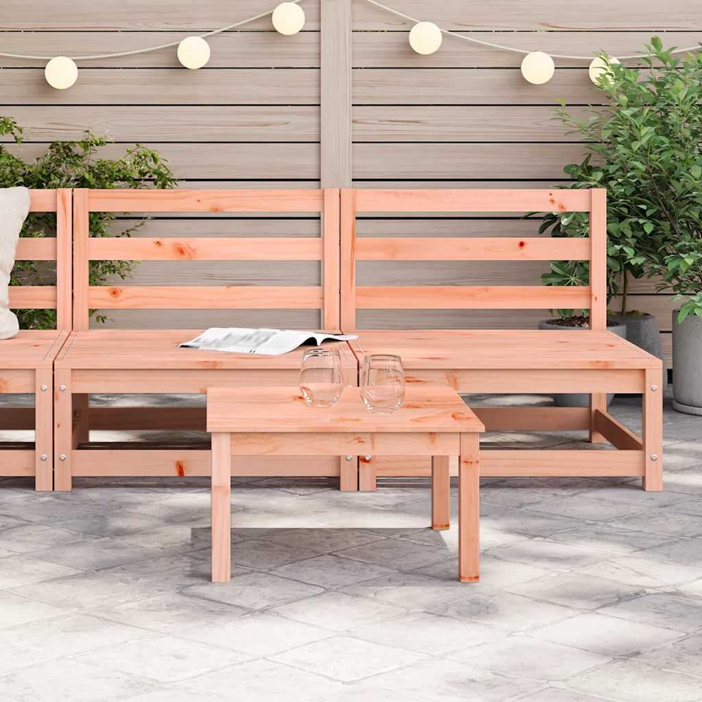 Canapés de jardin sans accoudoirs 2 pièces 70x70x67 cm Bois de sapin de Douglas