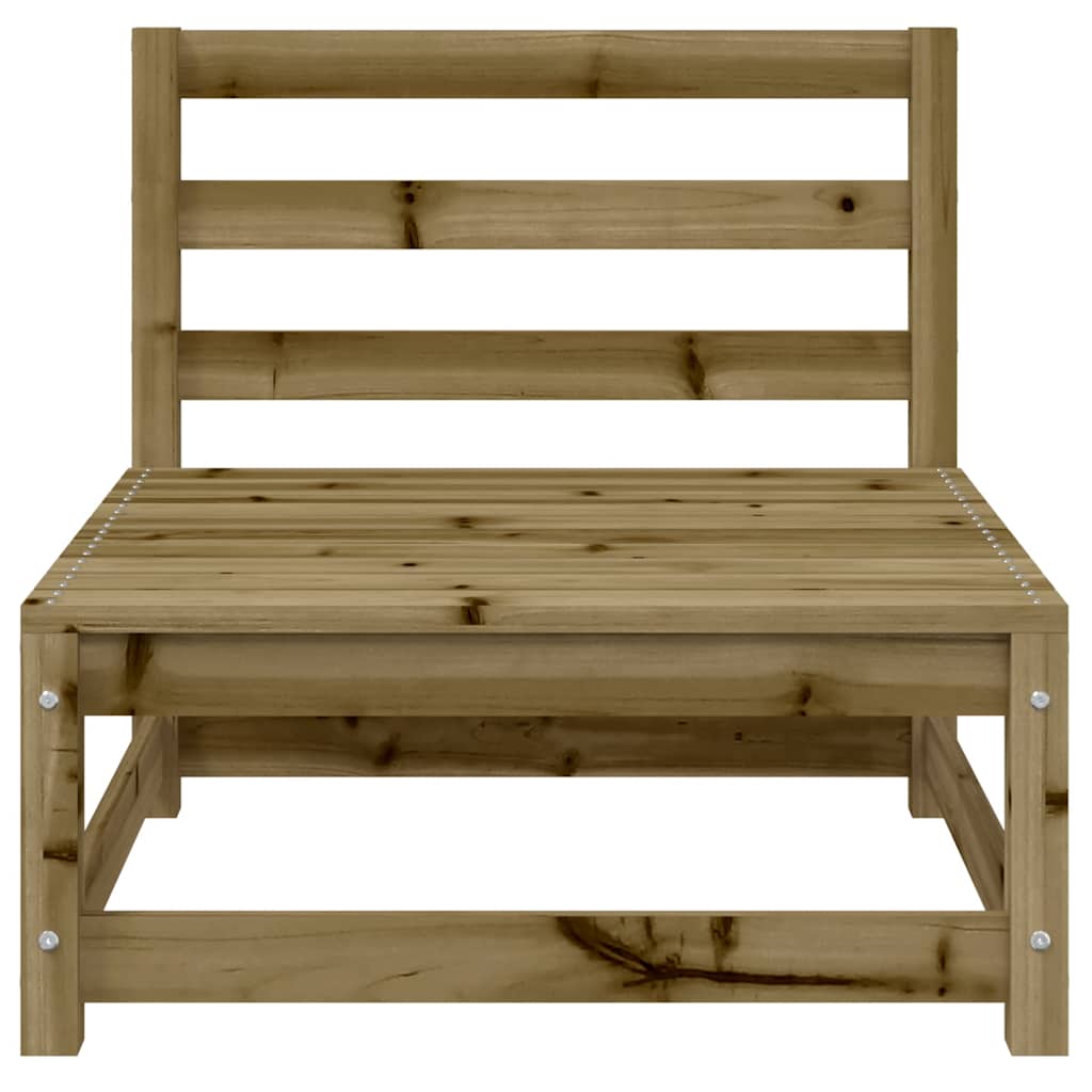 Garden Sofa 2-Seater Pinewood Impregnated