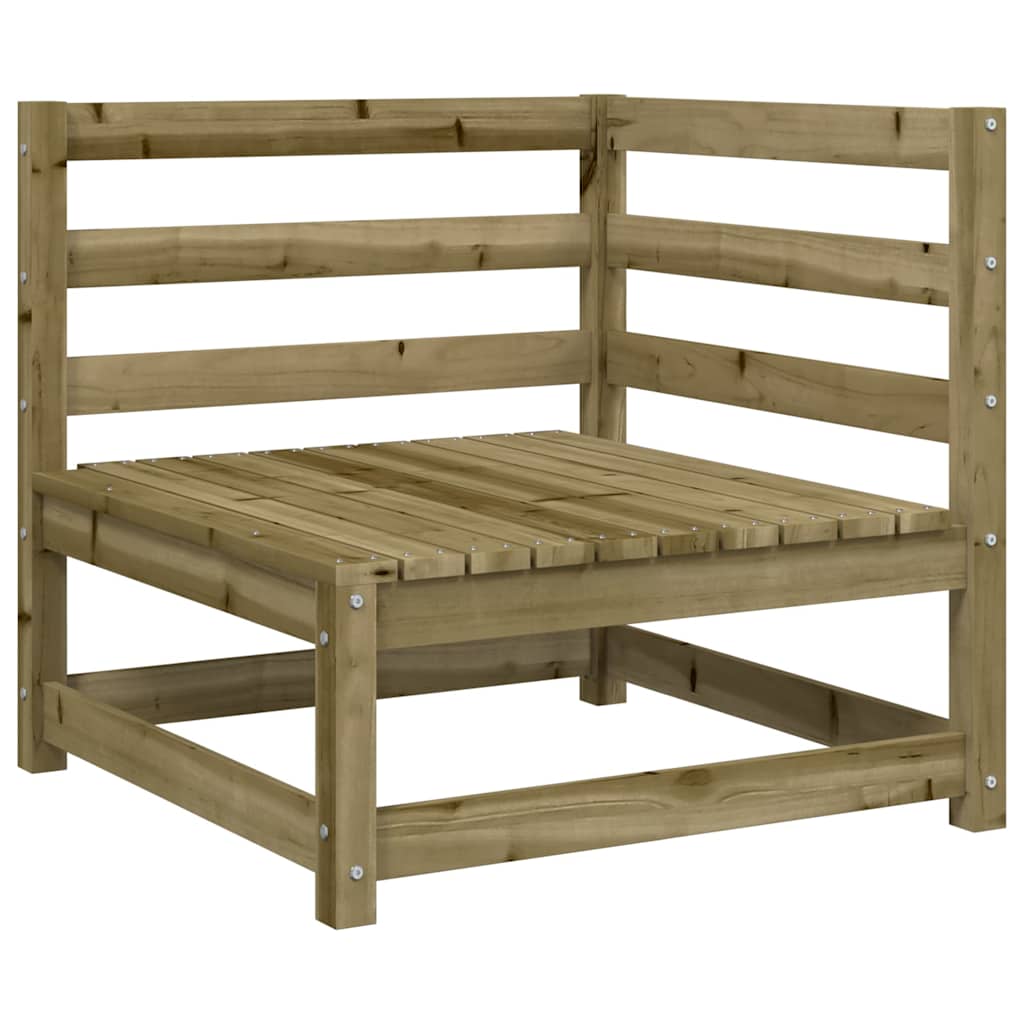 Garden Sofa 2-Seater Pinewood Impregnated