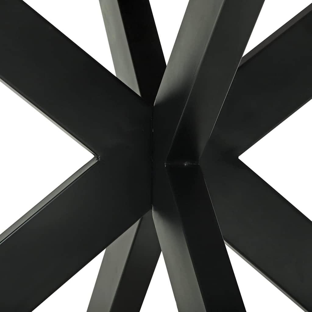 Runder Esstisch Ø160x76 cm aus Massivholz Akazie