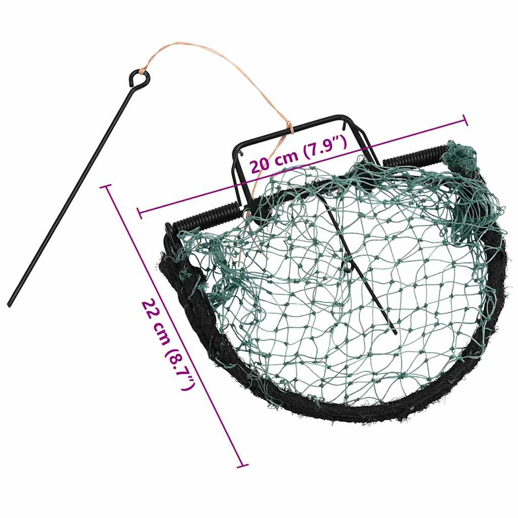 Vogelfalle Grün 20 cm Stahl