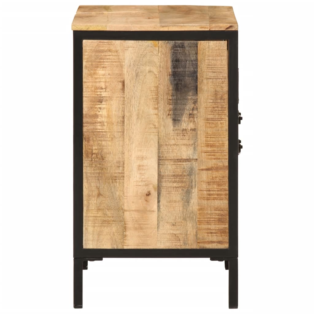 Vanity unit 55x35x60 cm solid mango wood and iron