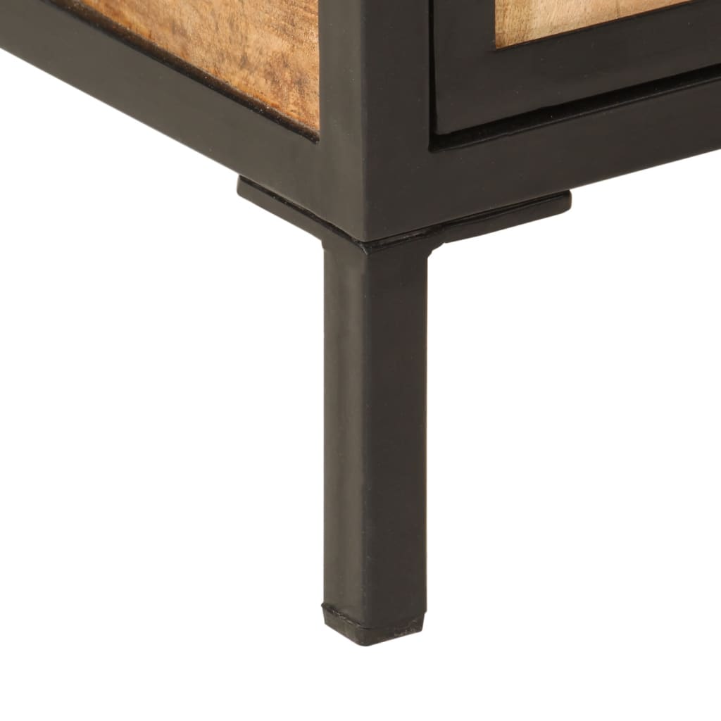Vanity unit 55x35x60 cm solid mango wood and iron