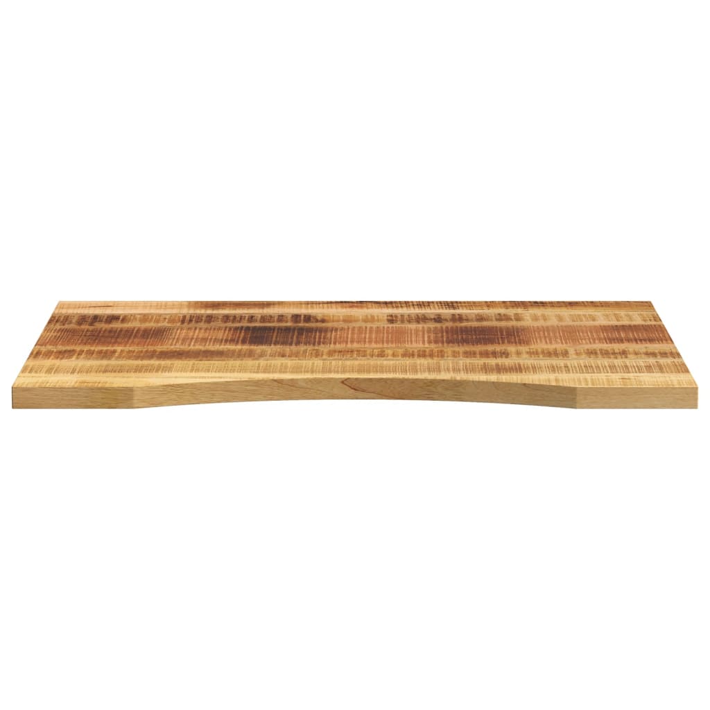 Desk top with recess 100x50x2.5cm solid mango wood