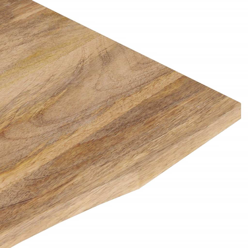 Desk top with recess 80x50x2.5 cm solid mango wood