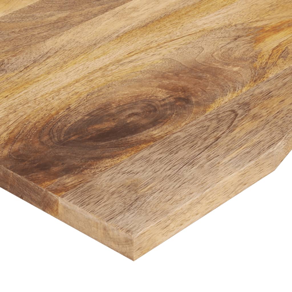 Desk top with recess 80x60x2.5 cm solid mango wood