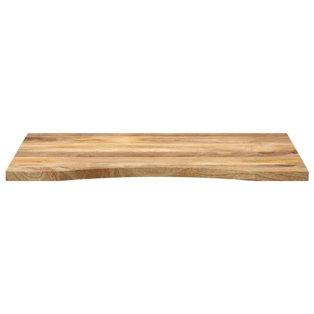 Desk top with recess 100x60x2.5cm solid mango wood