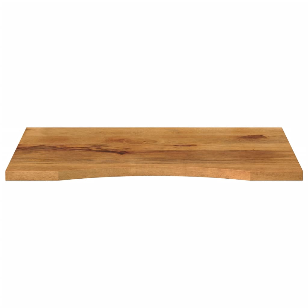 Desk top with recess 80x50x2.5 cm solid mango wood