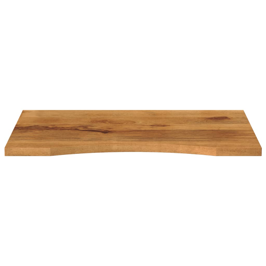 Desk top with recess 100x50x2.5cm solid mango wood