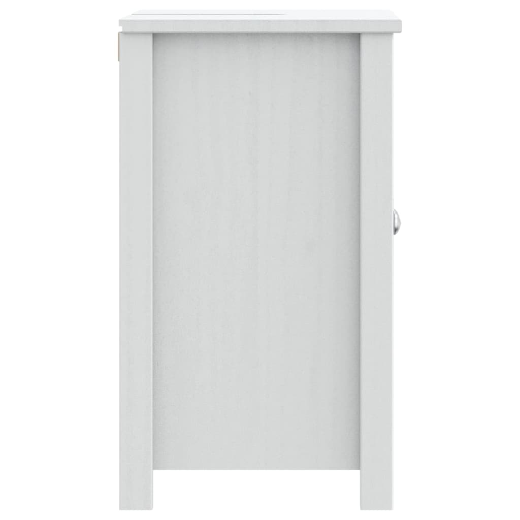 Washbasin cabinet BERG White 60x34x59 cm solid pine wood
