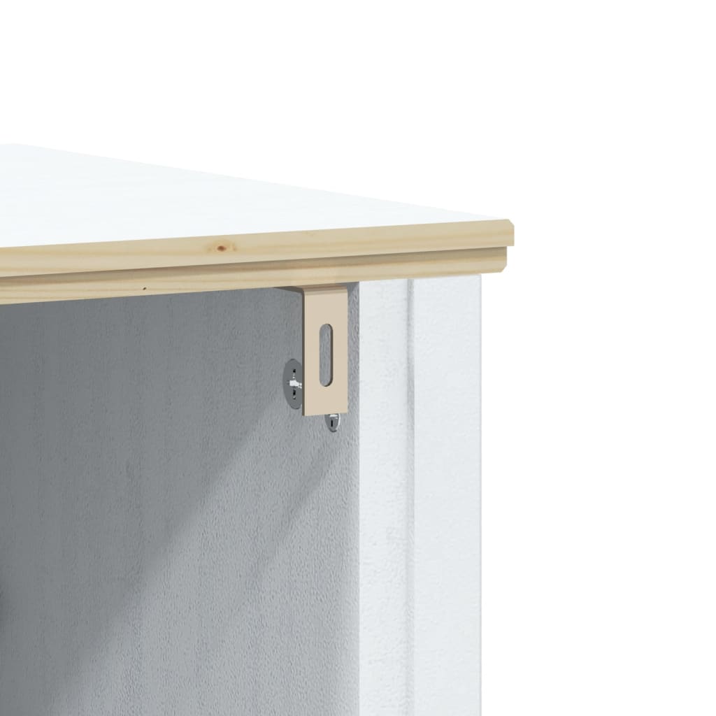 Washbasin cabinet BERG White 60x34x59 cm solid pine wood