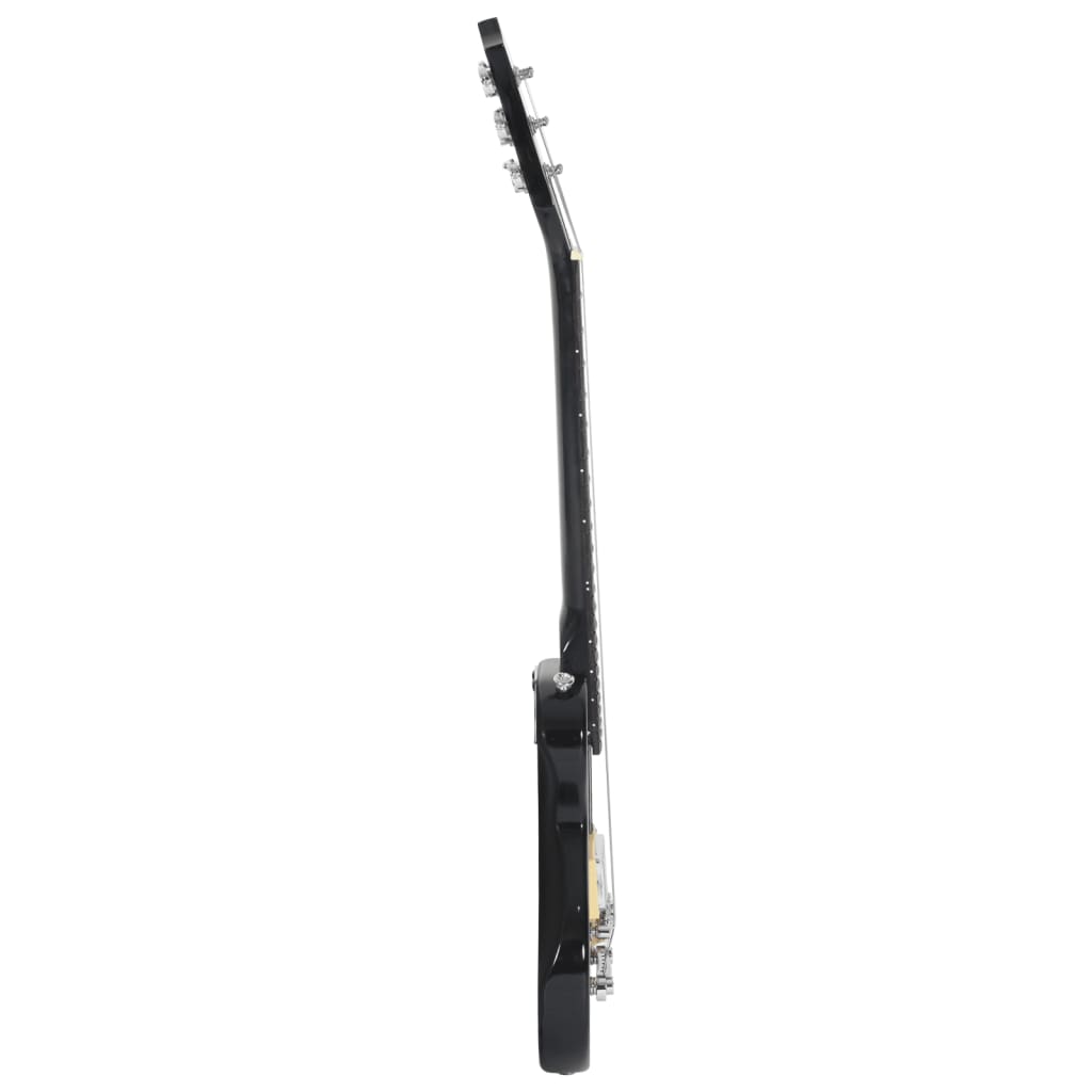 Guitare électrique pour enfants avec étui marron et noir 3/4 30"