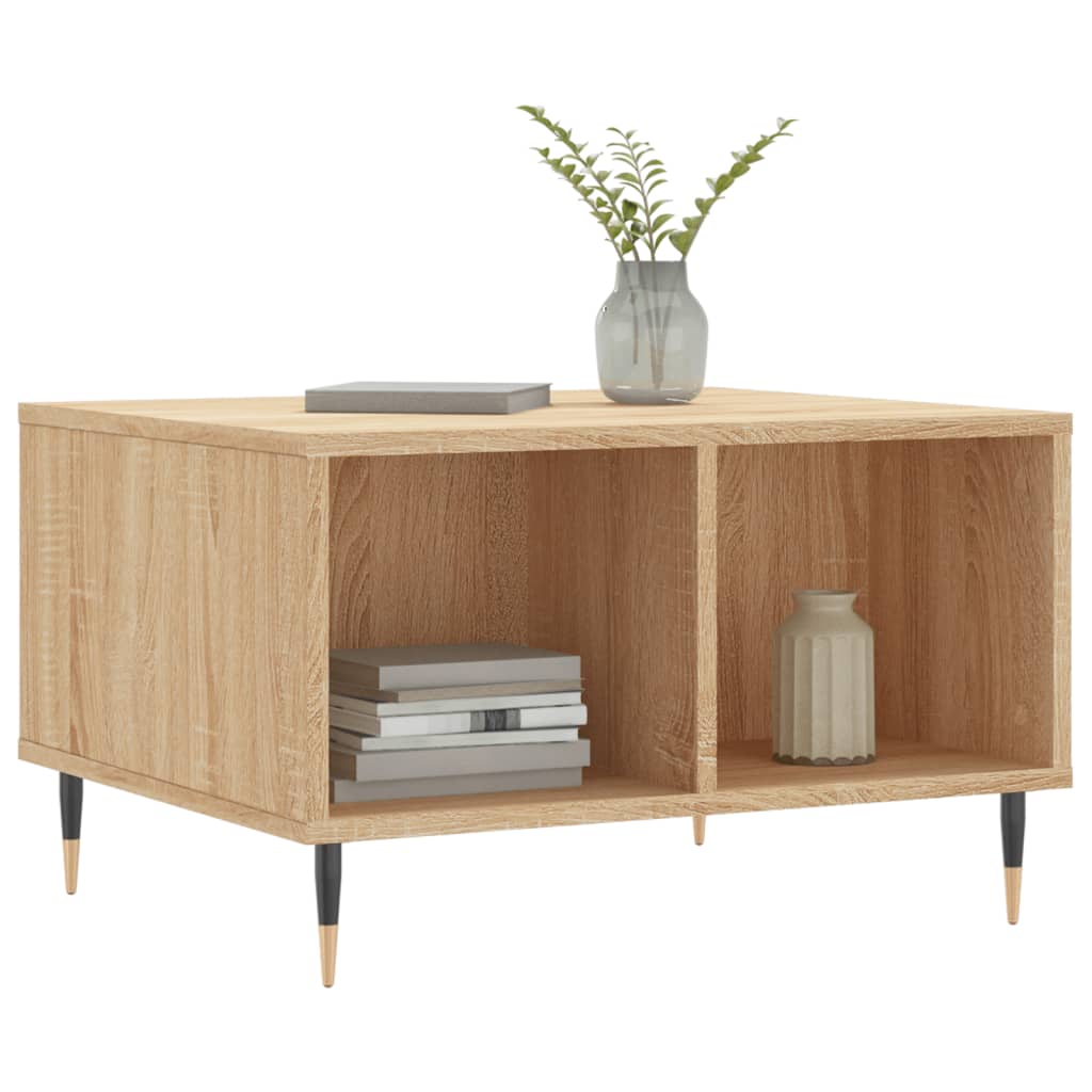 Coffee table Sonoma oak 60x50x36.5 cm wood material