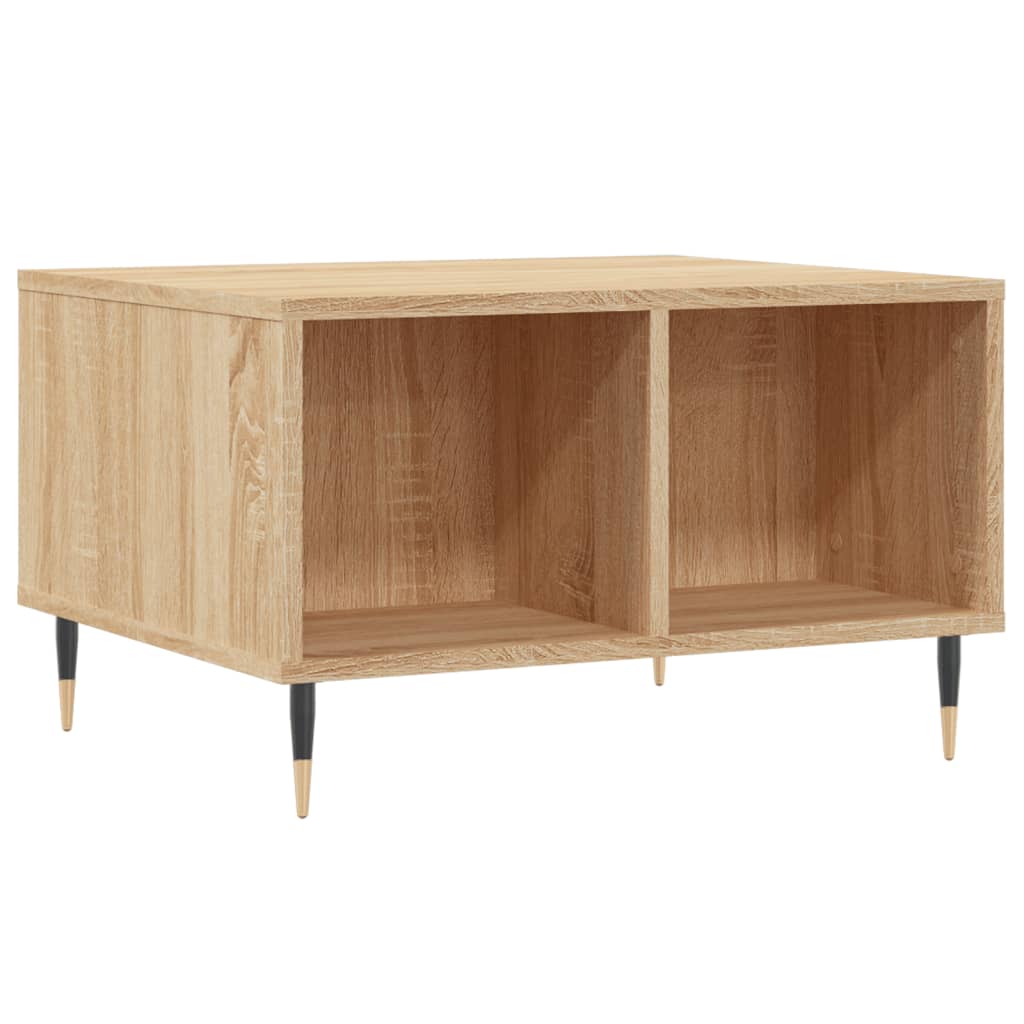 Coffee table Sonoma oak 60x50x36.5 cm wood material