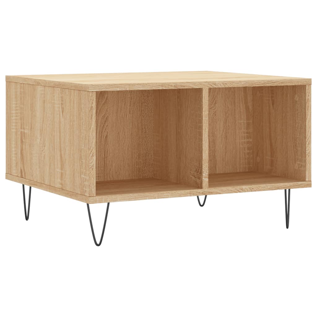 Coffee table Sonoma oak 60x50x36.5 cm wood material