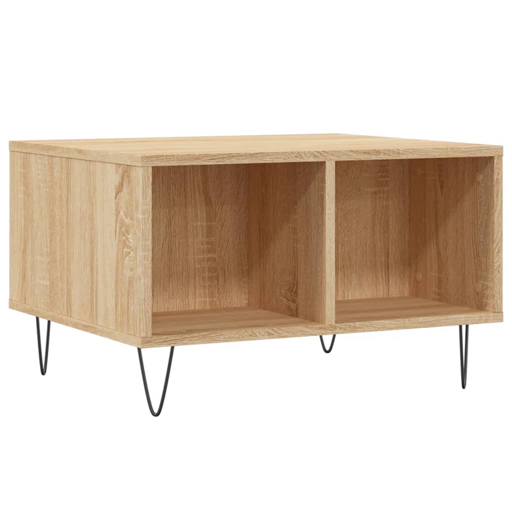 Coffee table Sonoma oak 60x50x36.5 cm wood material
