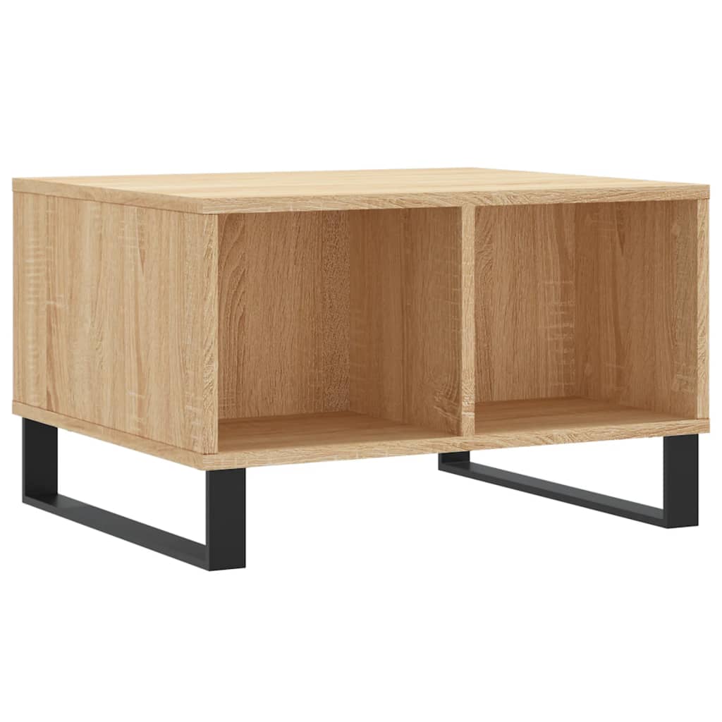 Coffee table Sonoma oak 60x50x36.5 cm wood material