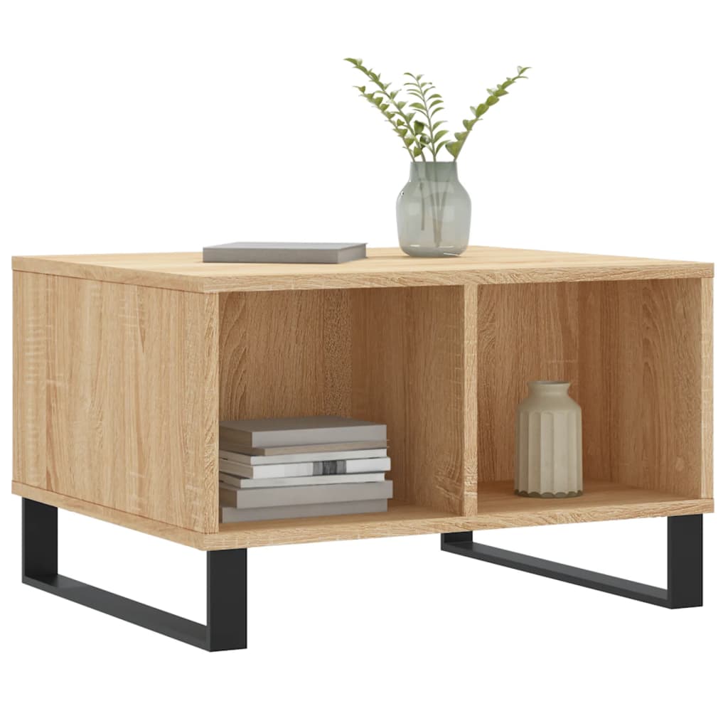 Coffee table Sonoma oak 60x50x36.5 cm wood material