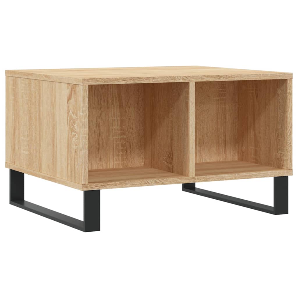 Coffee table Sonoma oak 60x50x36.5 cm wood material