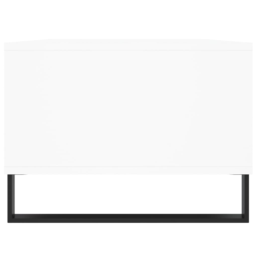 Coffee Table White 90x50x36.5 cm Wood Material