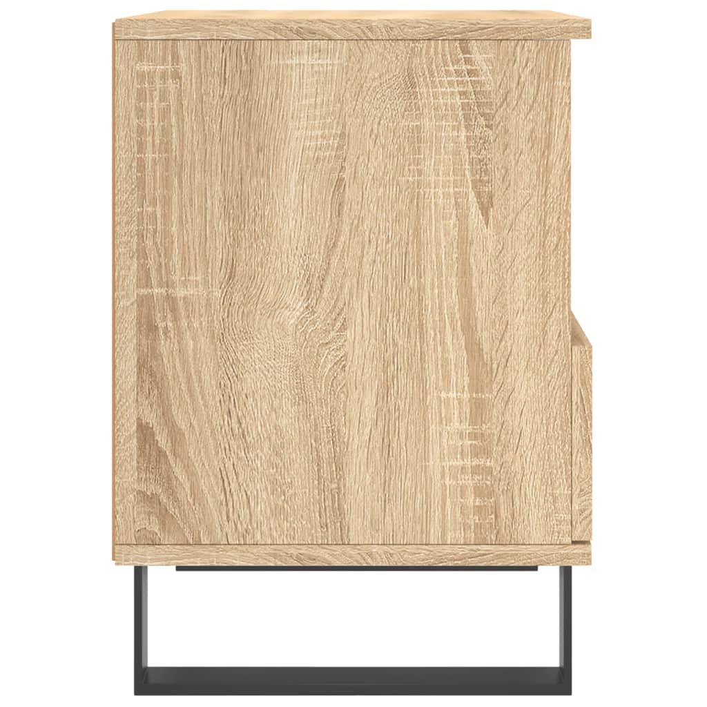 Tables de chevet 2 pcs. Chêne Sonoma 40x35x50 cm matériau bois
