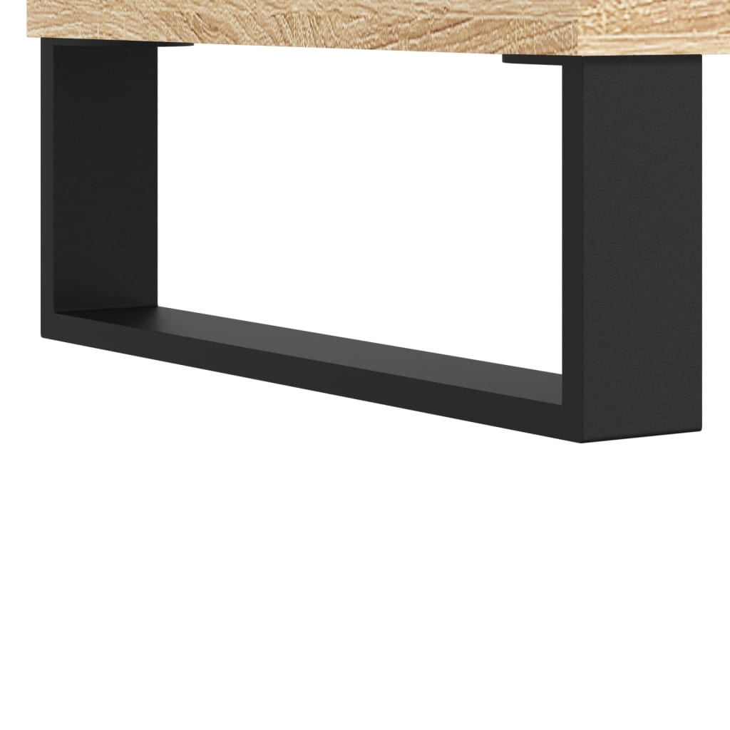 Tables de chevet 2 pcs. Chêne Sonoma 40x35x50 cm matériau bois