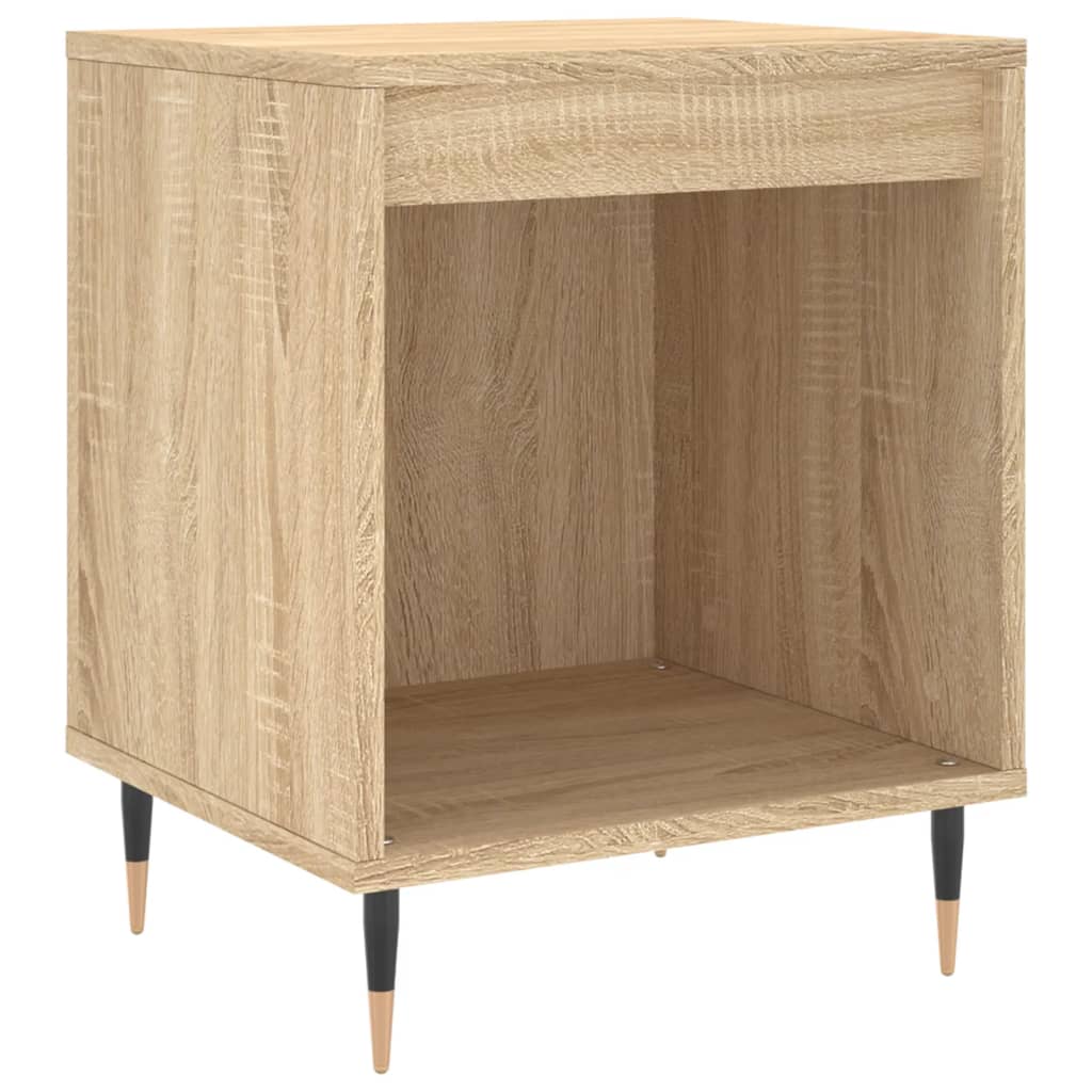 Tables de chevet 2 pcs. Chêne Sonoma 40x35x50 cm matériau bois