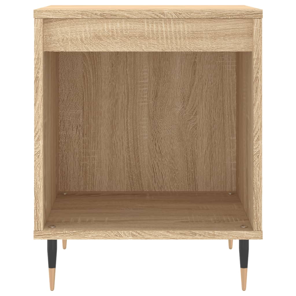 Tables de chevet 2 pcs. Chêne Sonoma 40x35x50 cm matériau bois