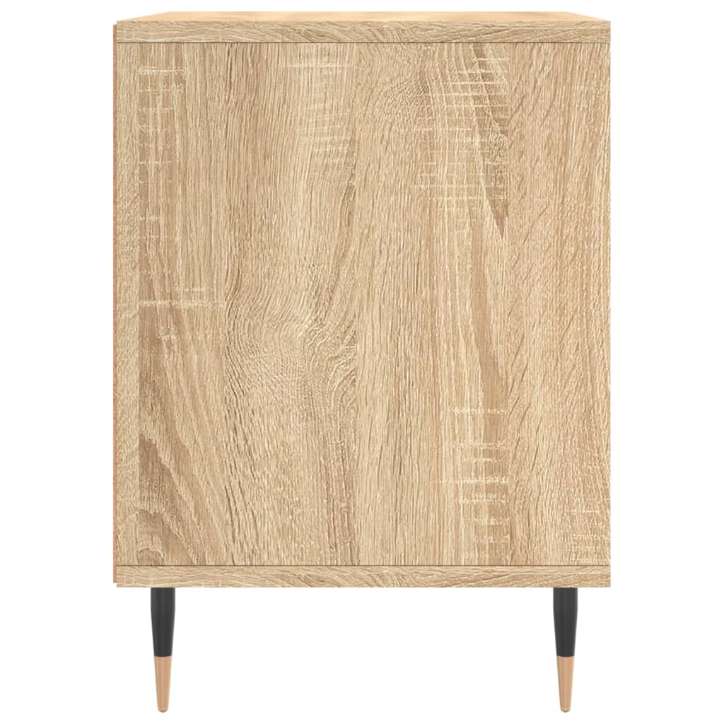 Tables de chevet 2 pcs. Chêne Sonoma 40x35x50 cm matériau bois