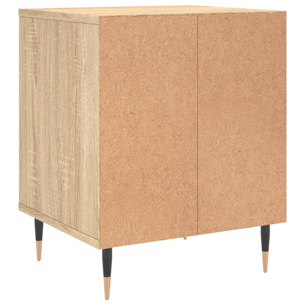 Tables de chevet 2 pcs. Chêne Sonoma 40x35x50 cm matériau bois