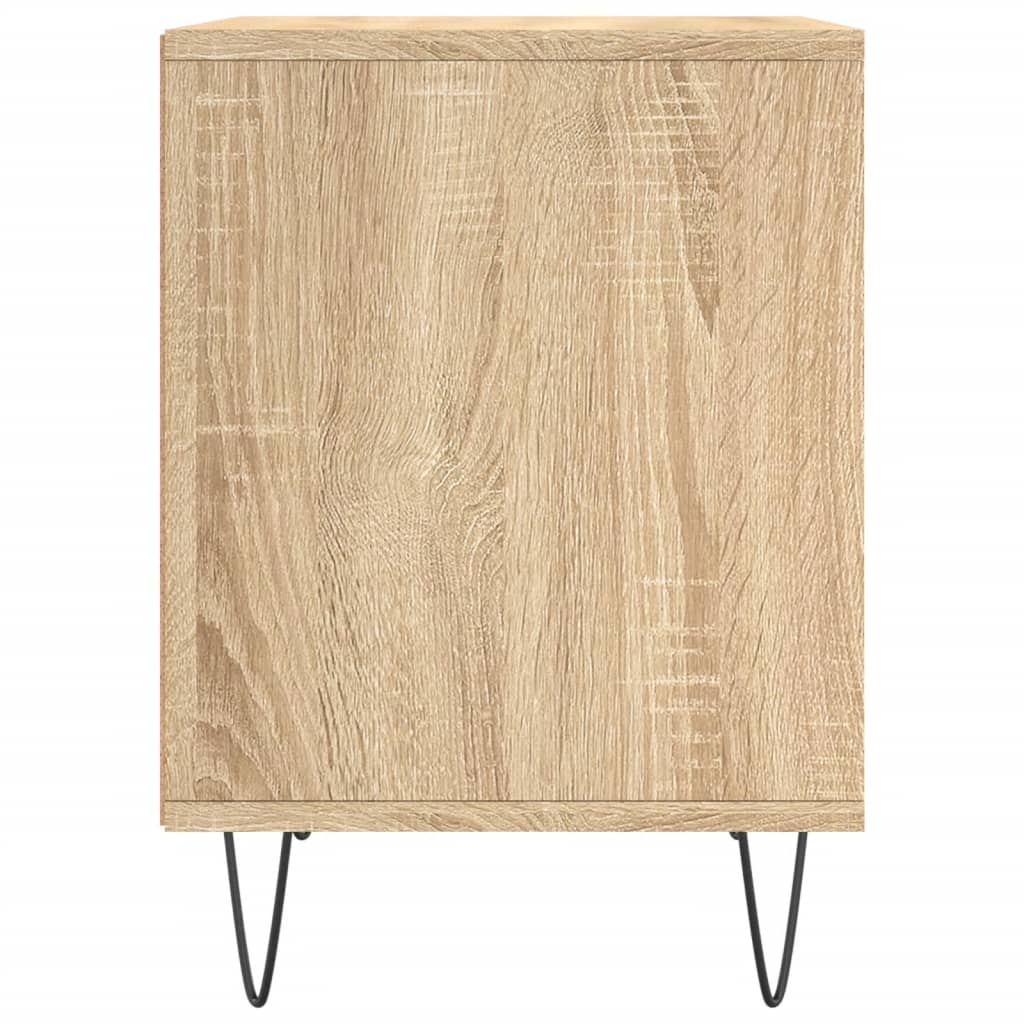 Tables de chevet 2 pcs. Chêne Sonoma 40x35x50 cm matériau bois