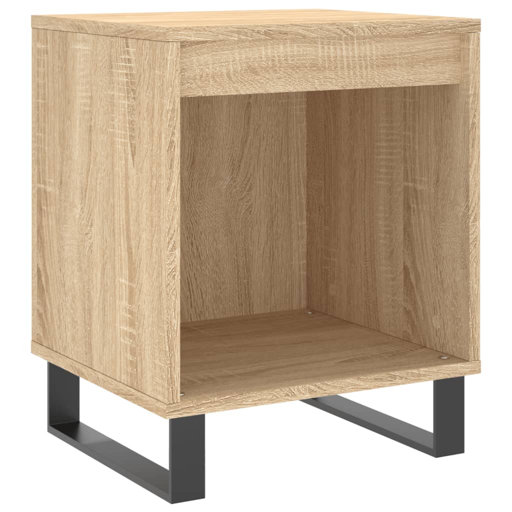 Tables de chevet 2 pcs. Chêne Sonoma 40x35x50 cm matériau bois