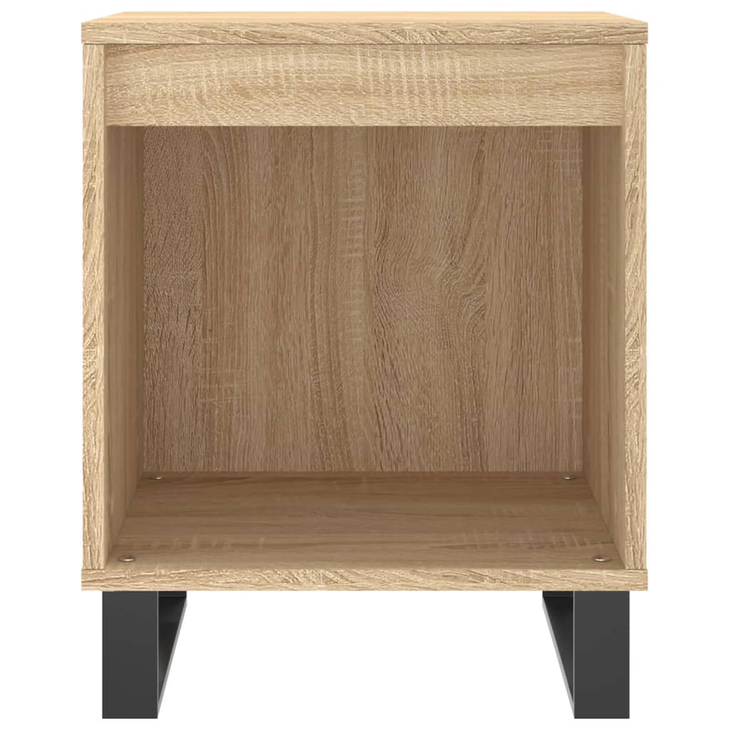 Tables de chevet 2 pcs. Chêne Sonoma 40x35x50 cm matériau bois