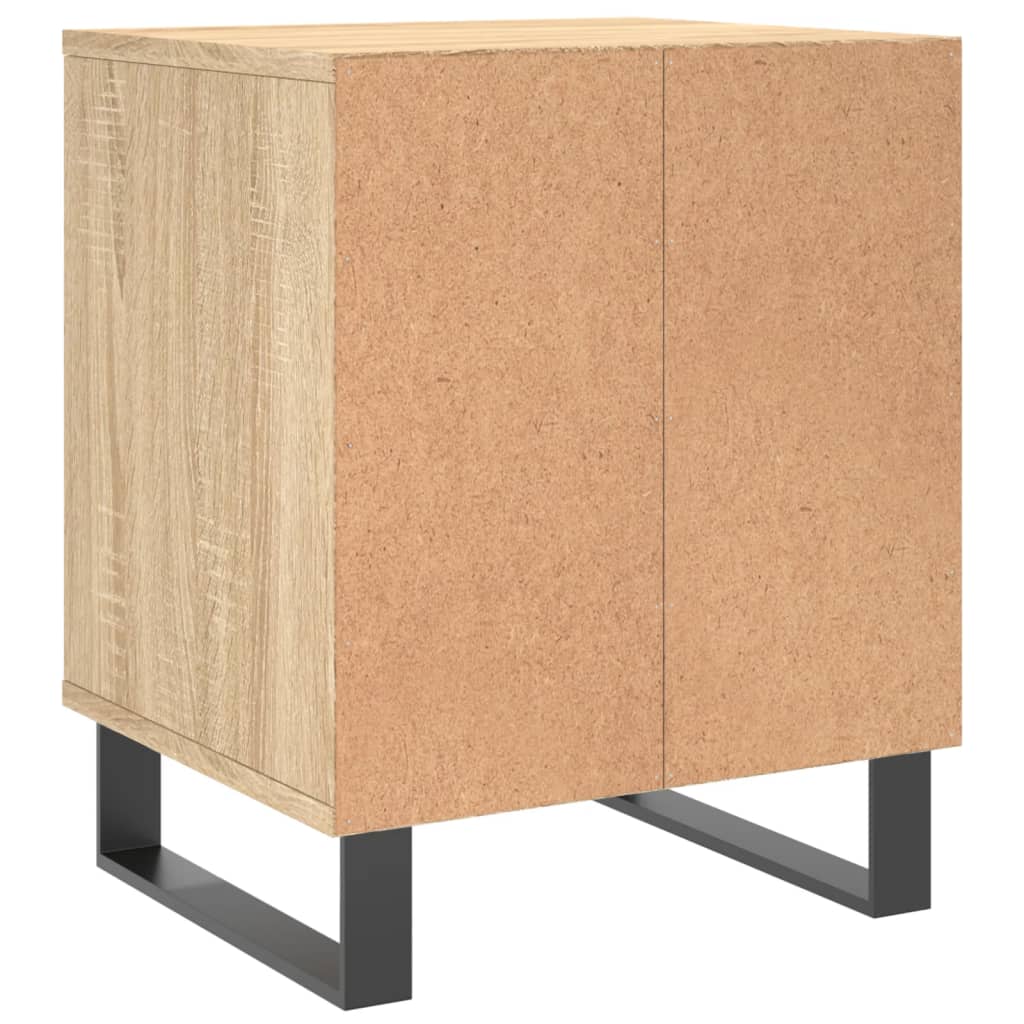 Tables de chevet 2 pcs. Chêne Sonoma 40x35x50 cm matériau bois