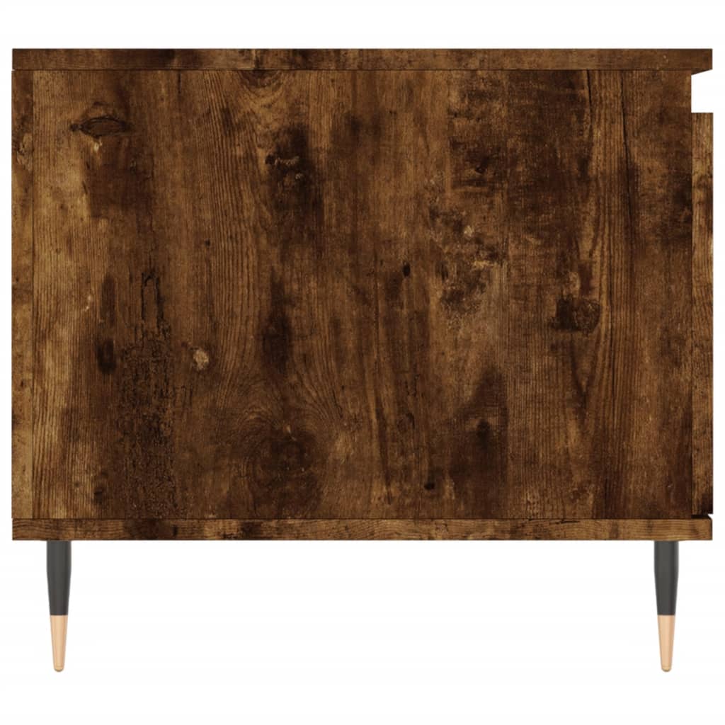 Coffee table smoked oak 100x50x45 cm wood material