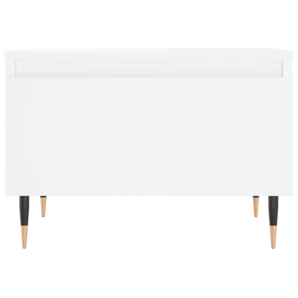 Coffee Tables 2 pcs. White 50x46x35 cm Wood Material