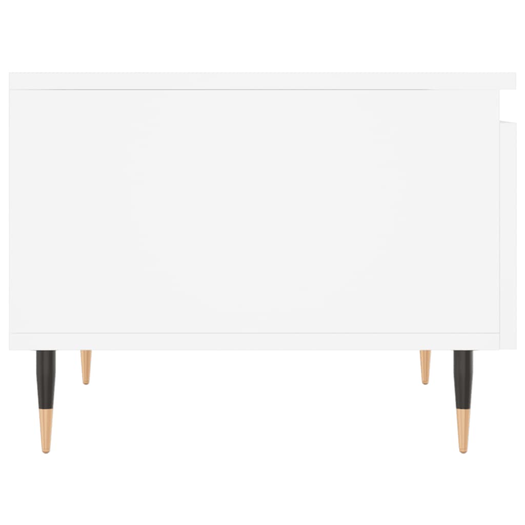 Coffee Tables 2 pcs. White 50x46x35 cm Wood Material