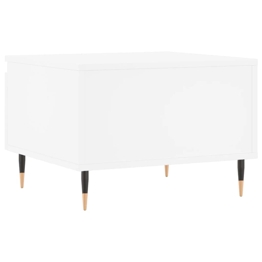 Coffee Tables 2 pcs. White 50x46x35 cm Wood Material